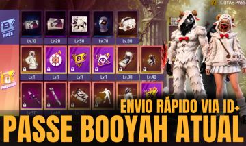 [PROMOÇÃO] Passe de Elite Booyah Premium Garena Free Fire | Via ID Sem Adicionar