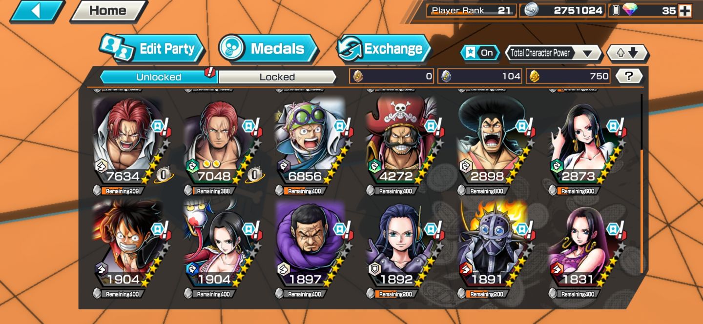 Conta de OPBR| com Akainu e +6 EXTREME