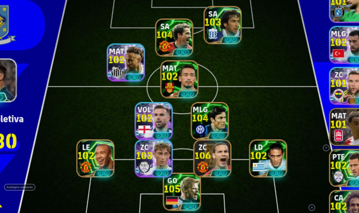 Conta eFootball 3180+ OWEN E NEY + Companhia FULL