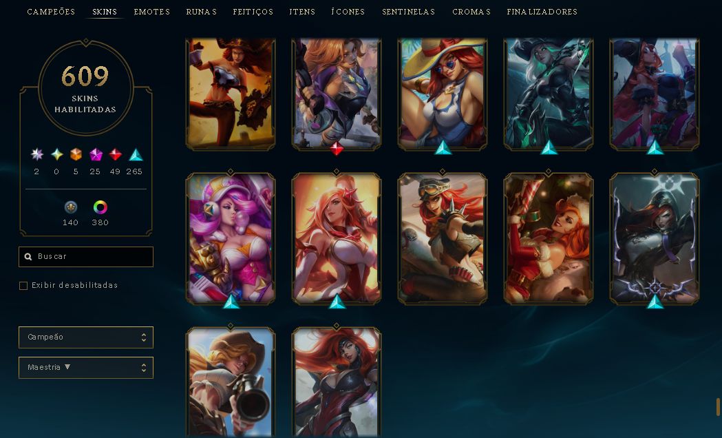 CONTA LEAGUE OF LEGENDS 2015