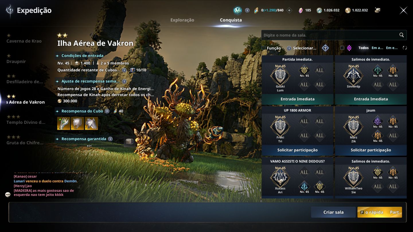 CONTA AION 2 LVL 45 MAGO 1,890 Gear Score + VIP LIQUIDAÇÃO