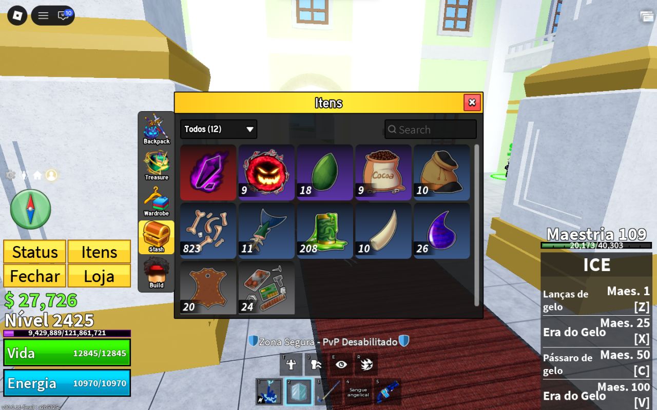 ROBLOX | CONTA BLOX FRUITS E RIVALS
