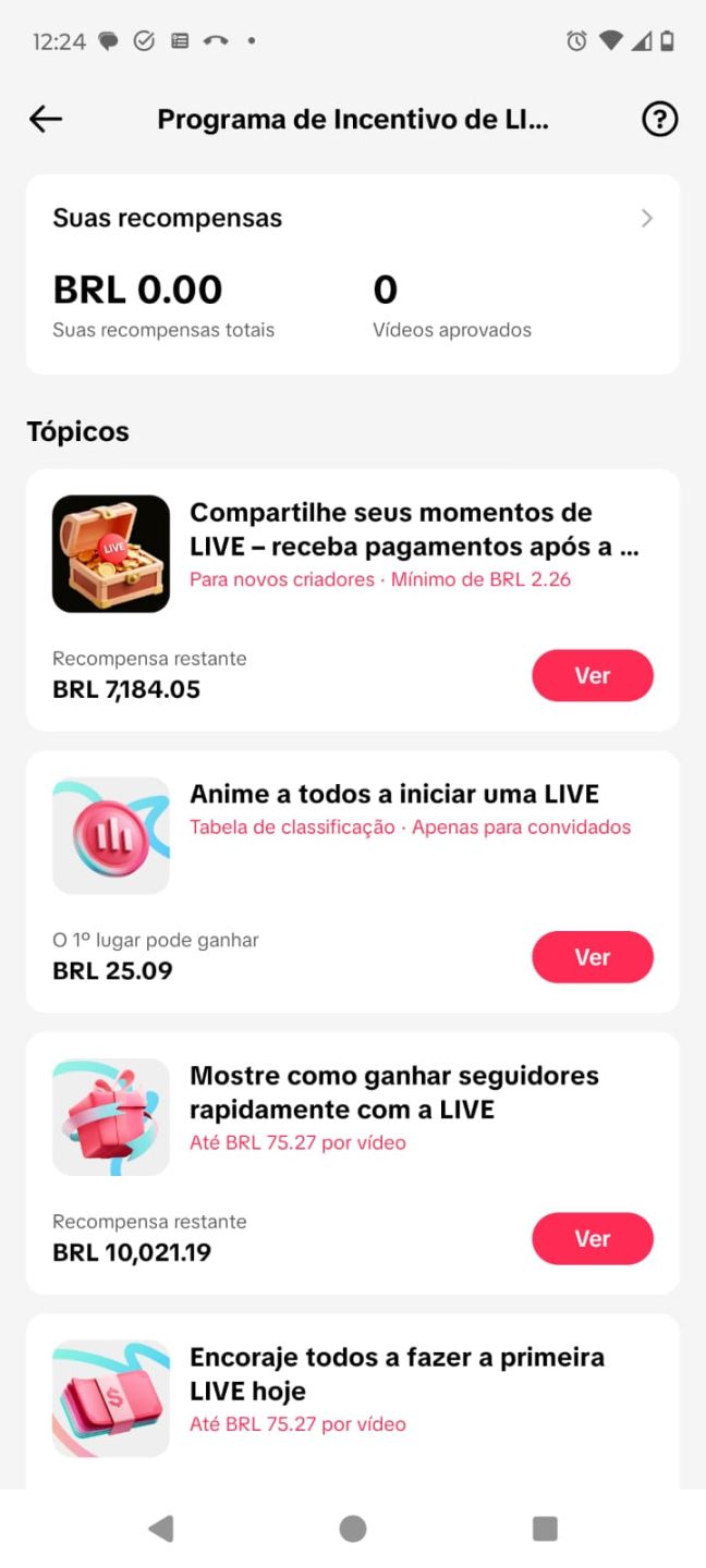 Conta do Tik Tok com Shop ativo + Live Studio Ativo com 1K de Seguidores