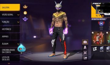 CONTA HIGH-TIER FREE FIRE | NVL 70 | 19x MESTRE | JUJUTSU KAISEN & MÍTICAS