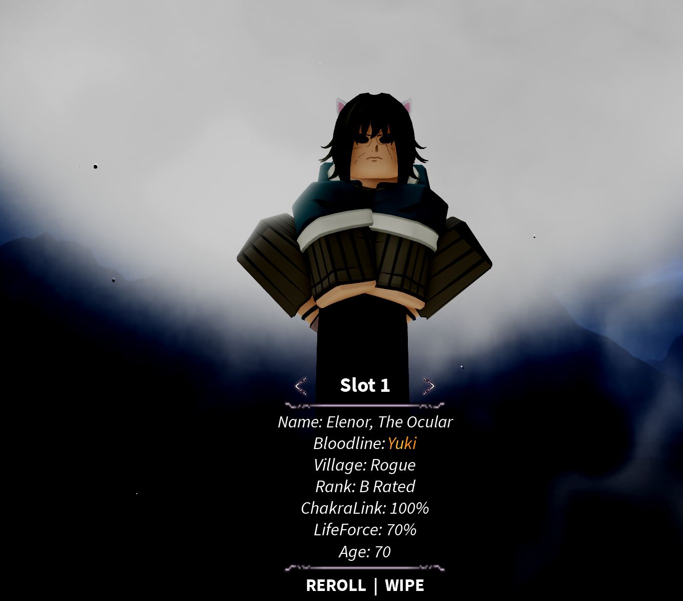 BLOODLINES conta yuki + raijin + matatabi soul no banco