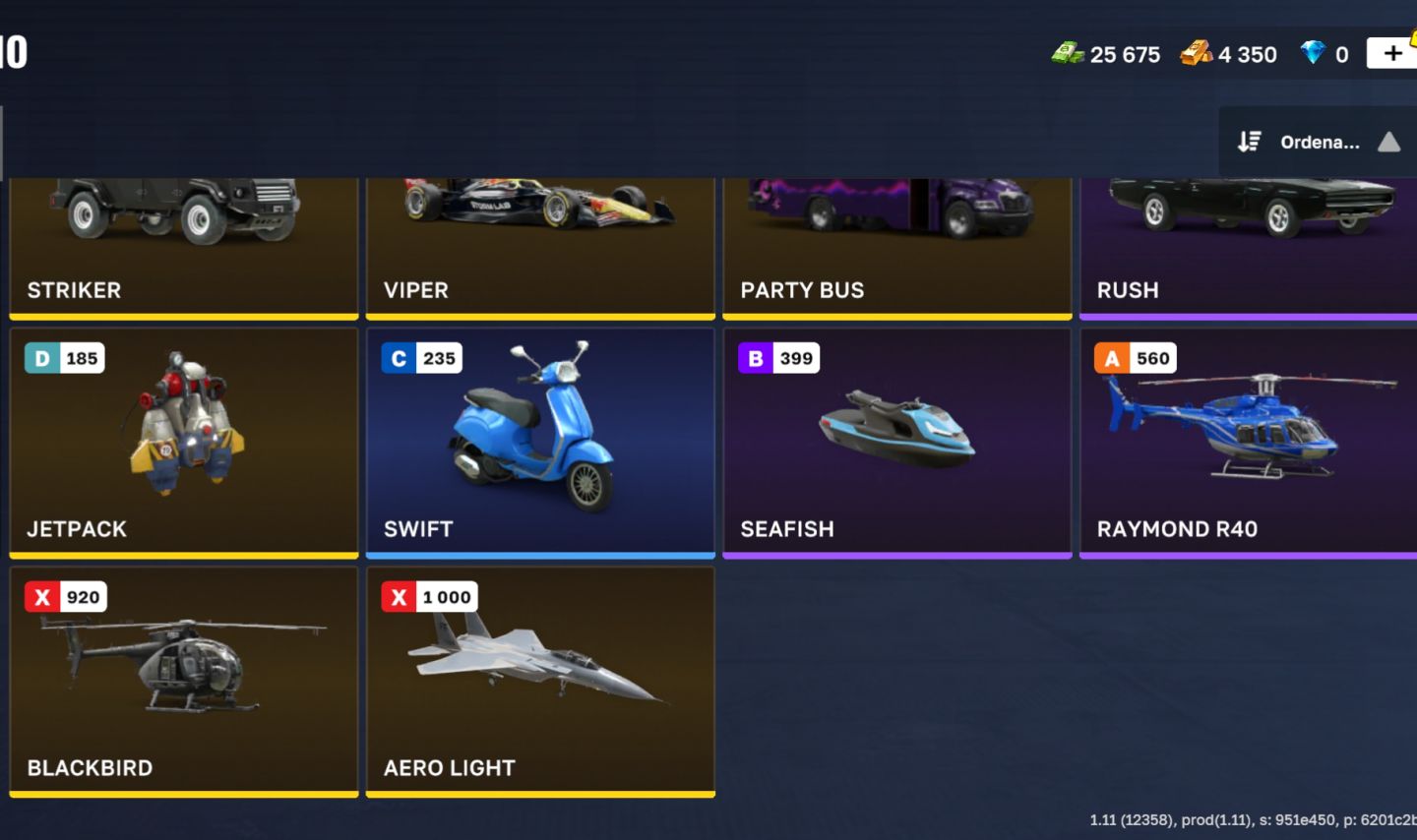 Conta flex city com McLaren,jato, muito antiga (uma das primeiras a ser criado)