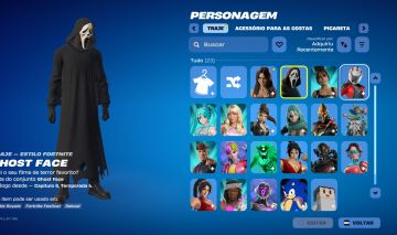 Conta Fortnite ghost face, sabrina etc