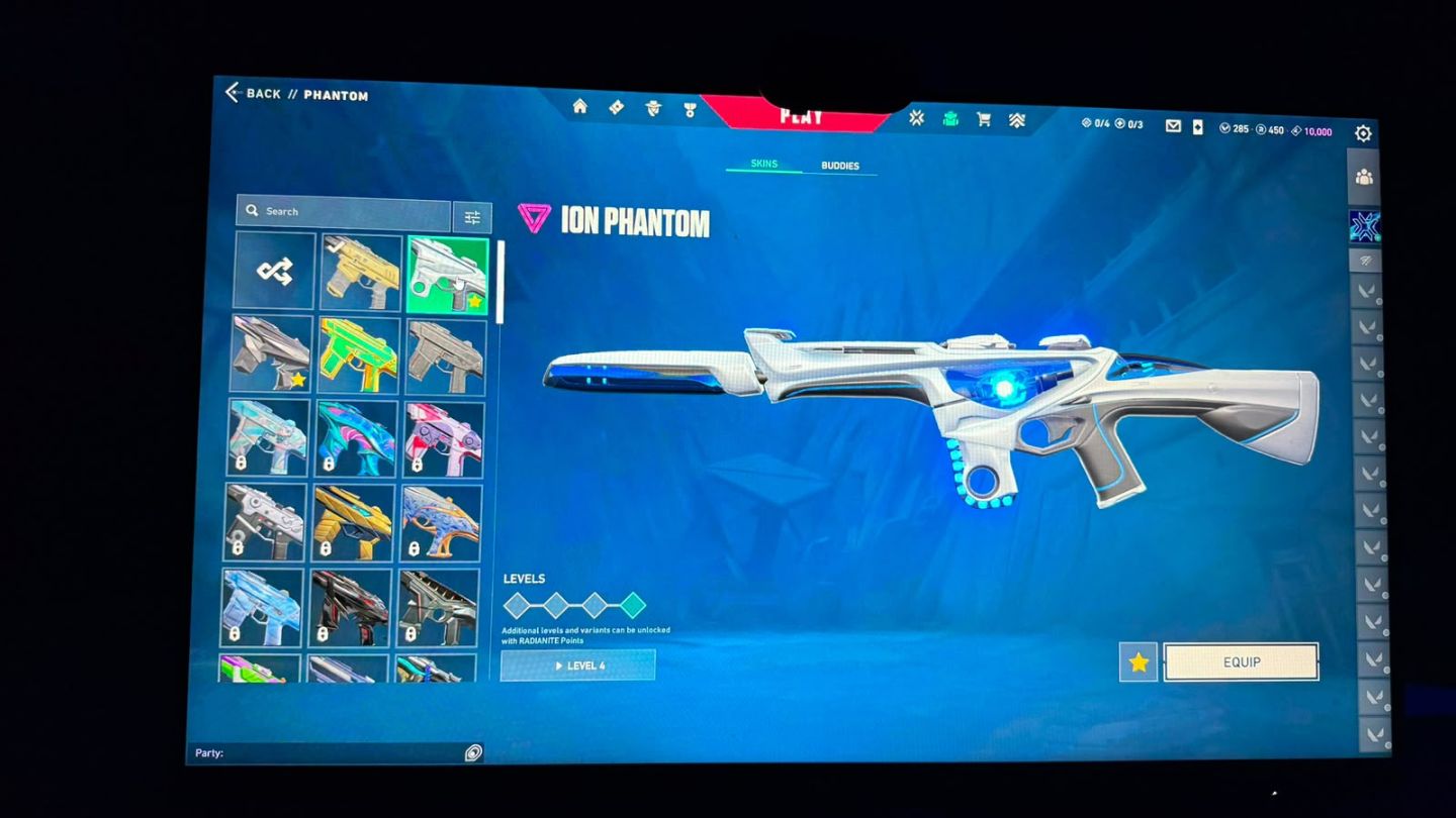 CONTA VALORANT À VENDA SKINS RARAS