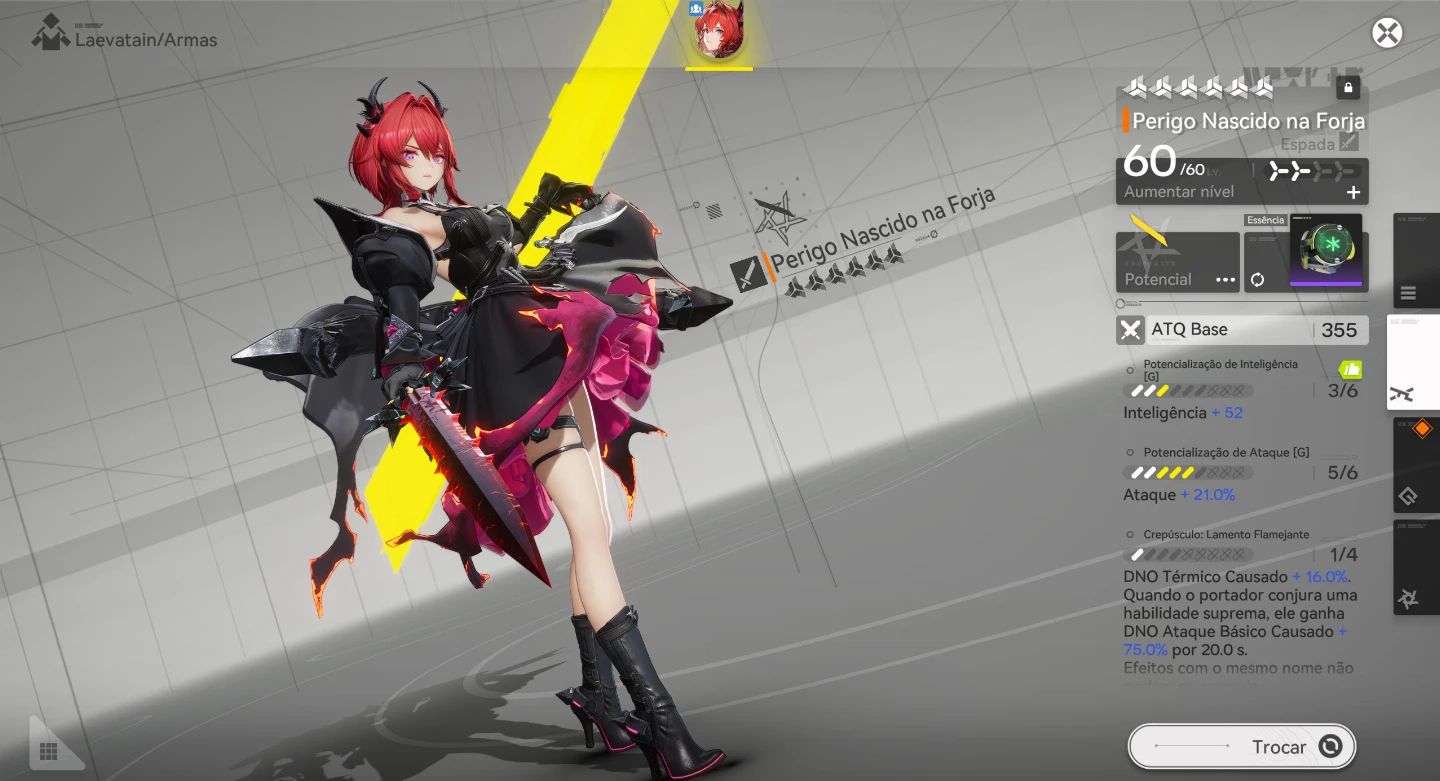 Arknights Endfield, Nível 51, Conta com Laevatain, Last Rite e Ardelia