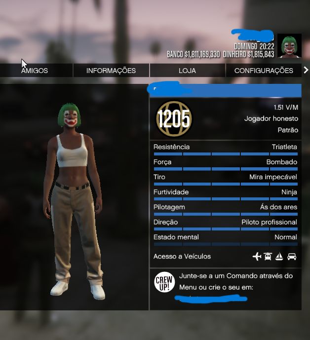 CONTA UPADA MUITO RICA GTA ONLINE!