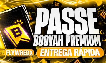 PASSE BOOYAH PREMIUM FREE FIRE GARENA | VIA ID, SEM ADICIONAR | ENTREGA RÁPIDA