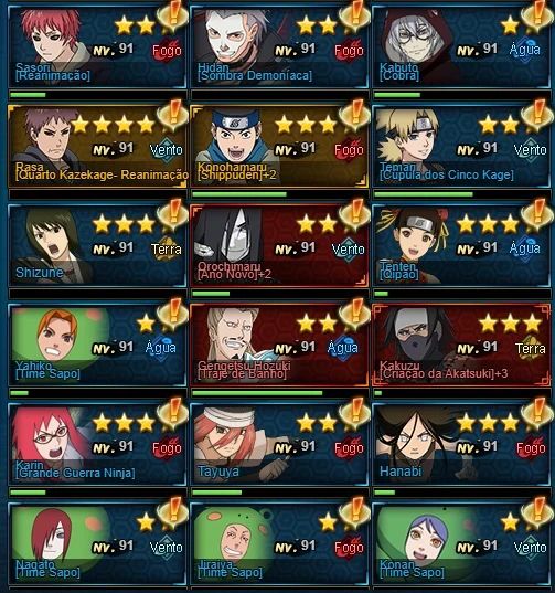Conta com 30K de Cupons com Madara/hashirama full bt +naruto vale do fim Sv841