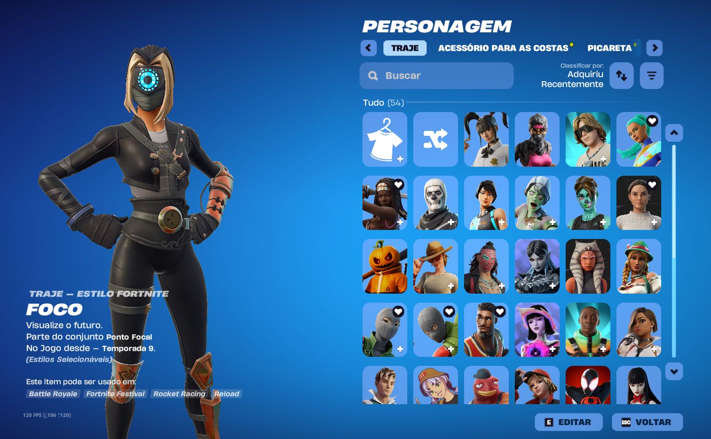 FORTNITE 54 SKINS | BATMAN + DC | MUITAS SKINS COMPRADAS