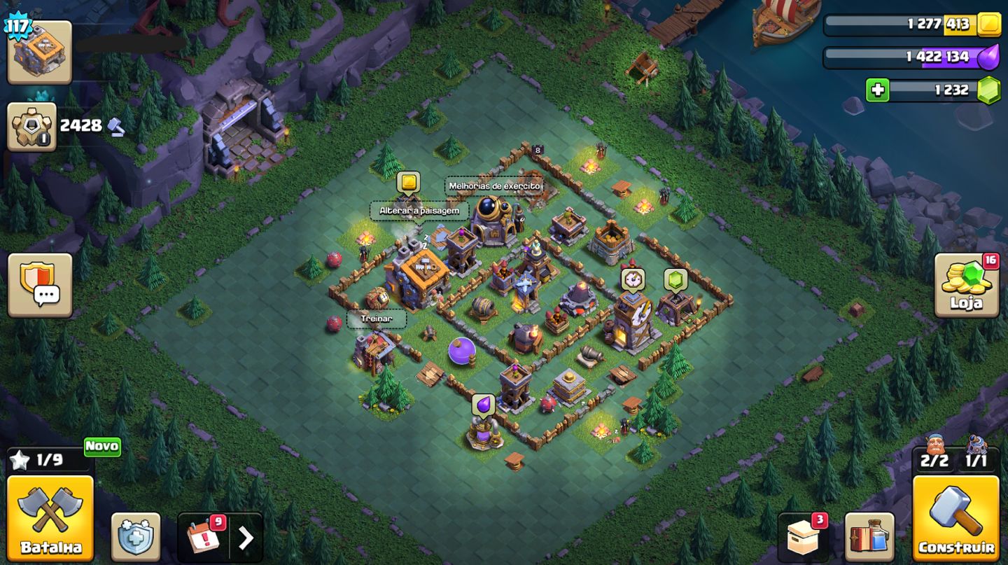 Conta Clash of clans abandonada