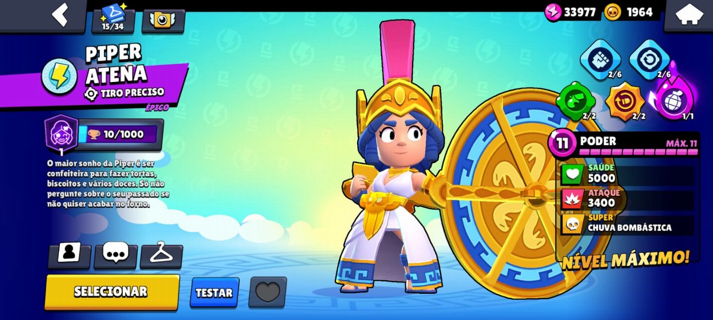 CONTA DE BRAWL STARS, 30K+ DE TROFEUS, SKIN RARAS E MUITO MAIS!