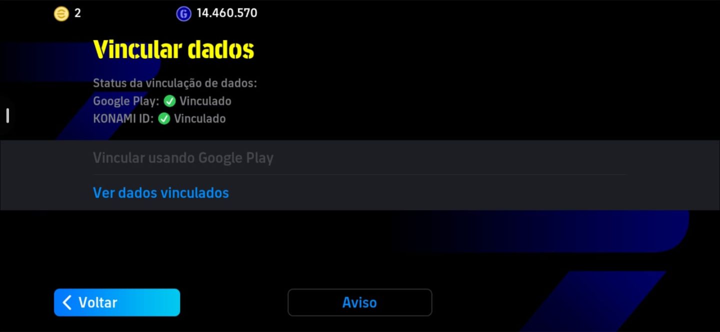 (20% off) Conta efootball gemada ataque da copa