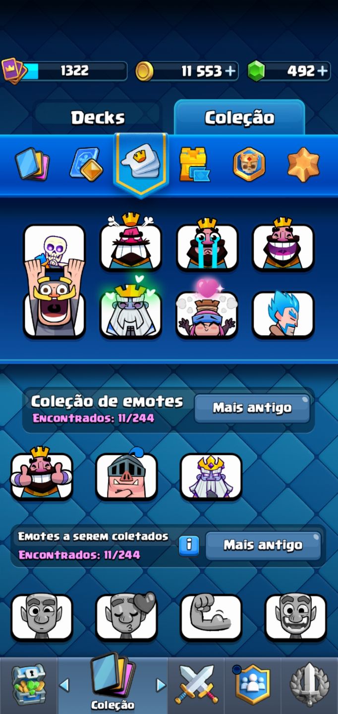 CONTA CLASH ROYALE VETERANA (8 ANOS) 8500 TROFÉUS COM EVOLUÇÕES! pra sair rapido