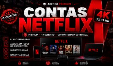 NETFLIX 4K TELA PRIVADA COM PIN E TELA COMPARTILHADA