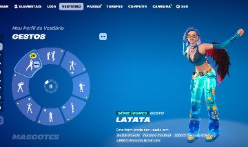 Esta conta de fornite com diversas skins