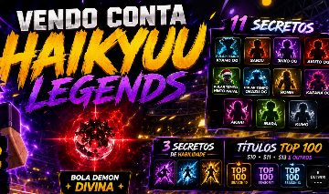 CONTA INSANA HAIKYUU LEGENDS | 11 SECRETOS OG | TOP 100 S10/S11/S13 | NÍVEL308