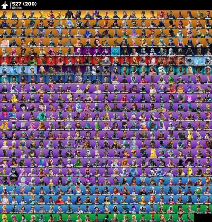 [PS4, XBOX, PC, TUDO] FORTNITE SEASON 2 (527 SKINS)