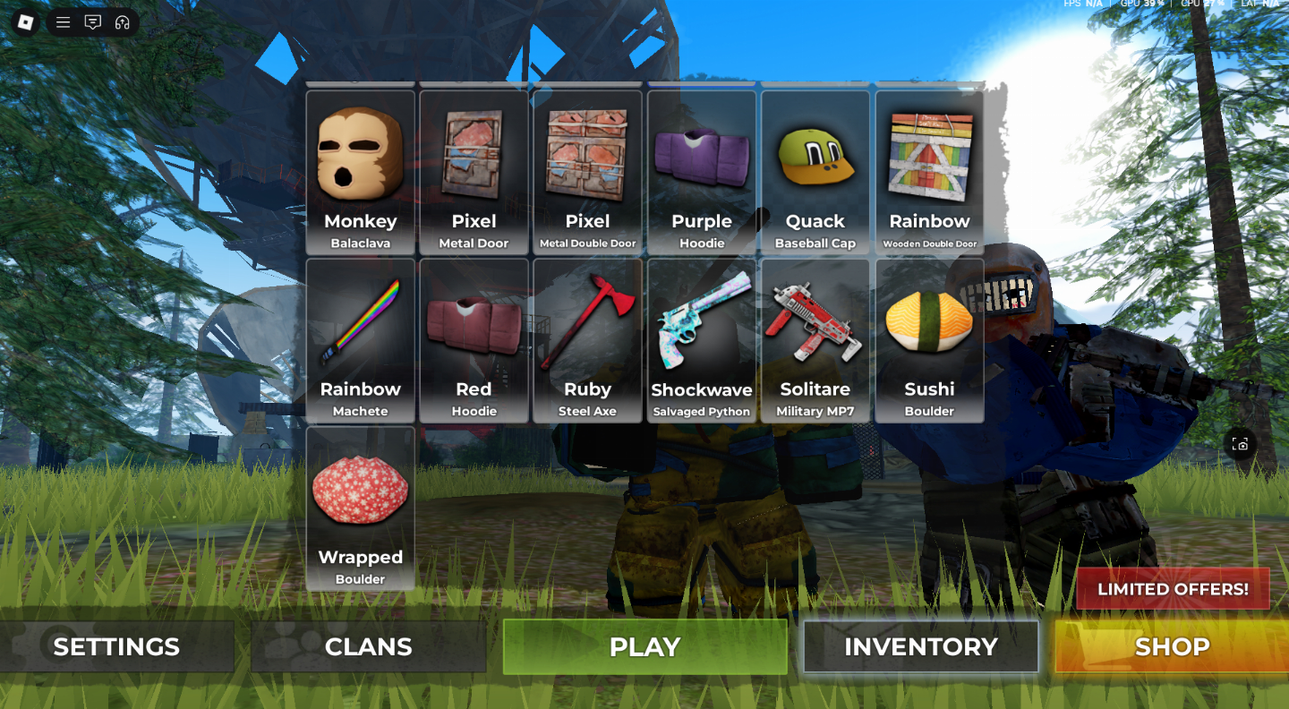 CONTA RARA FALLEN SURVIVAL + GAMEPASSES + BUNDLES EXCLUSIVAS!
