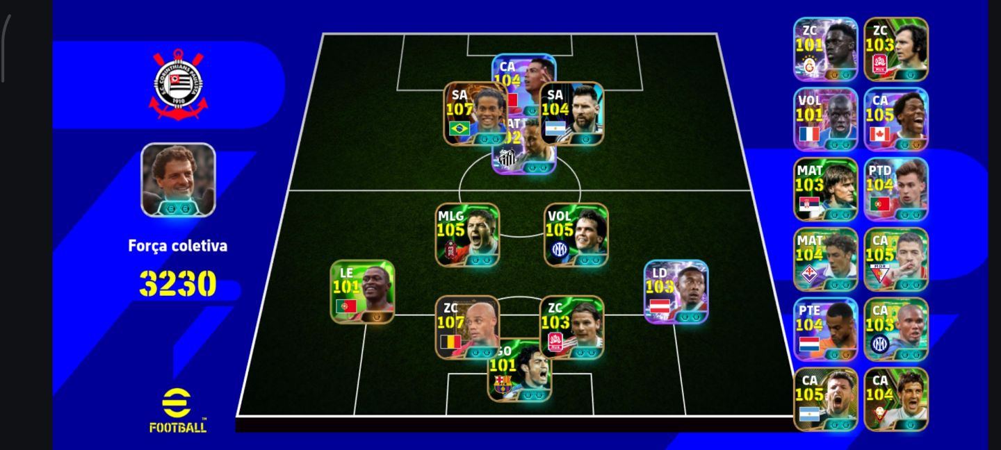 CONTA EFOOTBALL RARA! CR7 THE LAST DANCE + R10 BLITZ + MESSI PACK+ NEY BLITZ