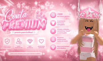 Conta Roblox Feminina Premium Perfeita para Colecionadores!