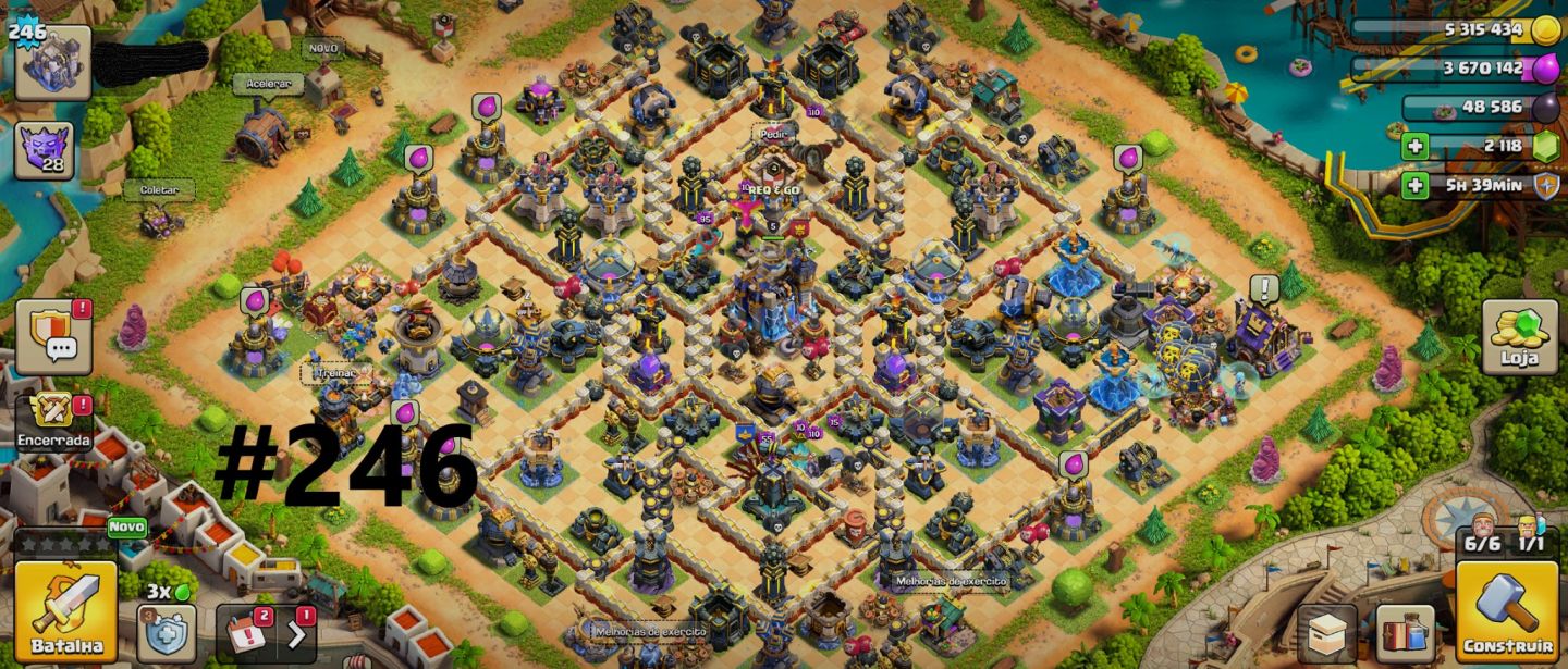 PROMOÇÃO ESPECIAL: CONTAS CV 17 e 18 CLASH OF CLANS FULL ACESSO COM SEGURANÇA!!