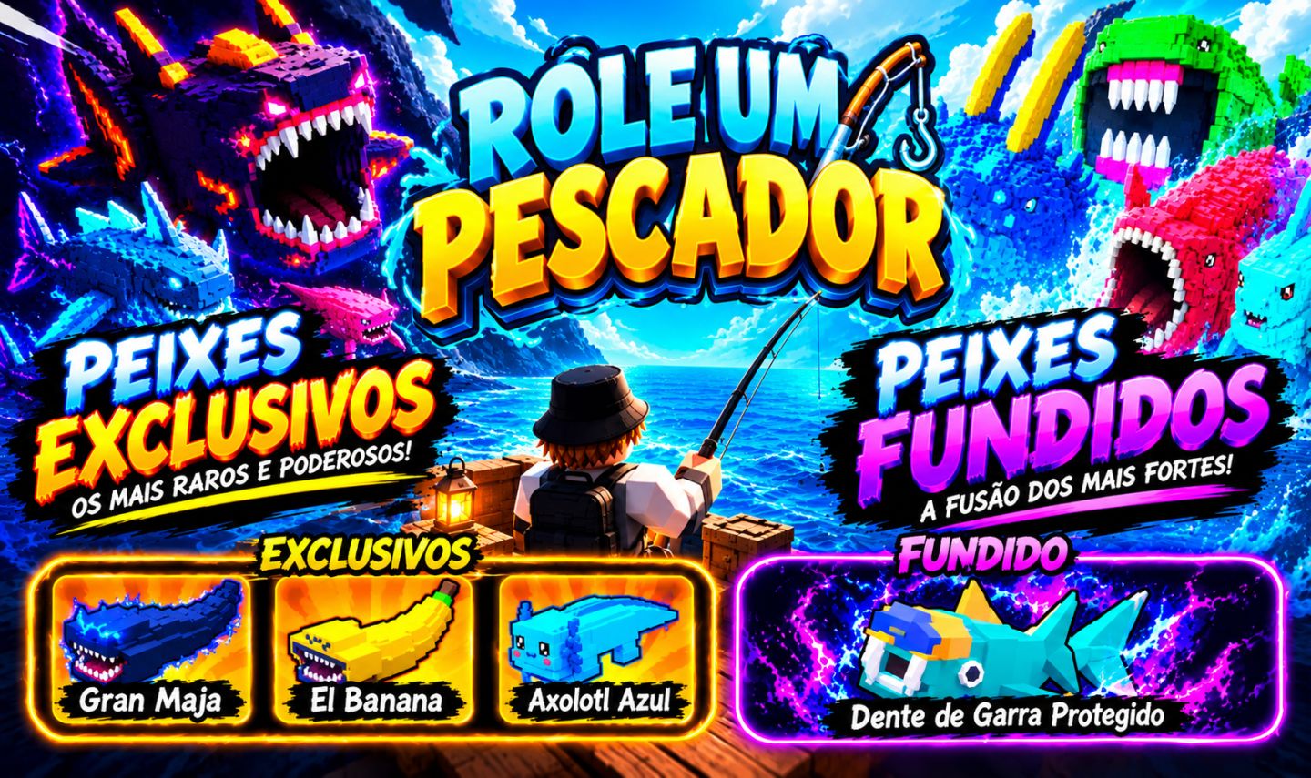 Role um Pescador - ABISSAL/EXCLUSIVO/FUNDIDO