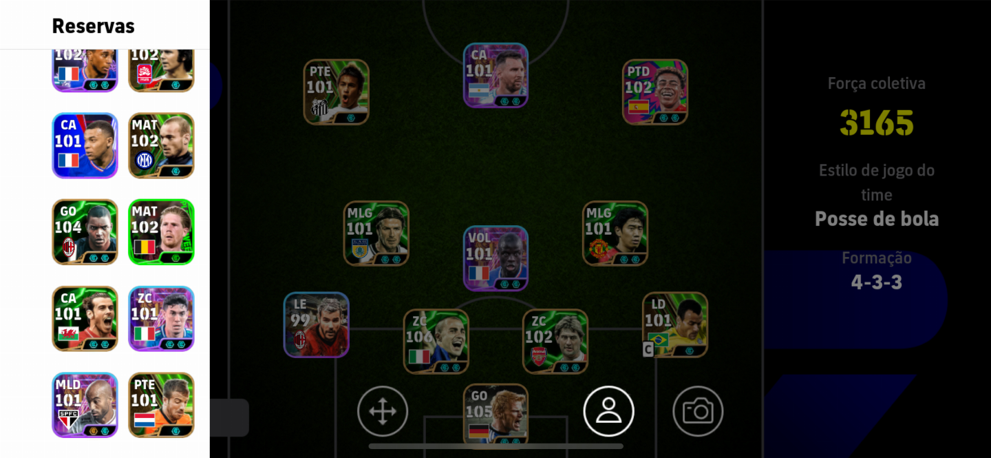 CONTA EFOOTBALL FORÇA 3165