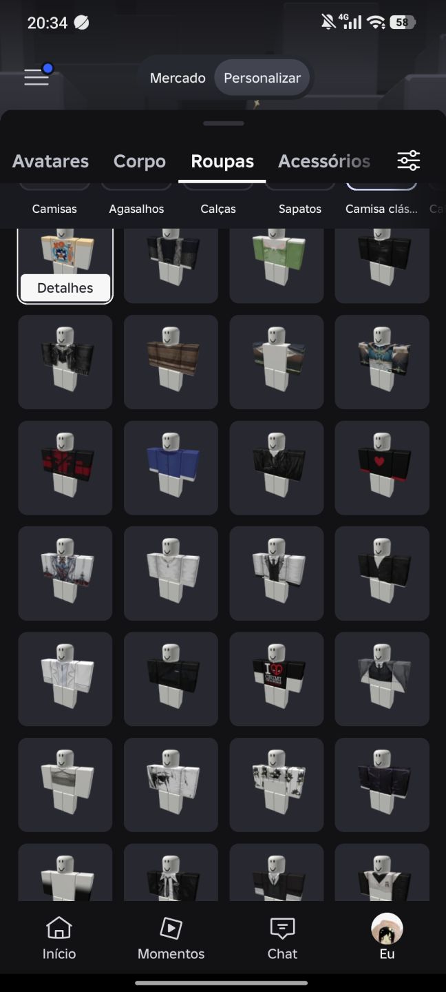 Conta Roblox com passe em diversos jogos (descrição)