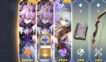 DURIN C1, RAIDEN C1, ARLE C1, NAHIDA C1, NEFER, LAUMA, COLUMBINA, YELAN DE SKIN+