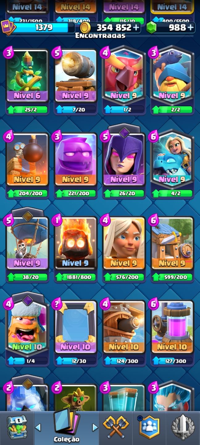 Conta clash royale com 8060 trofeus LEIA A DESCRIÇÃO