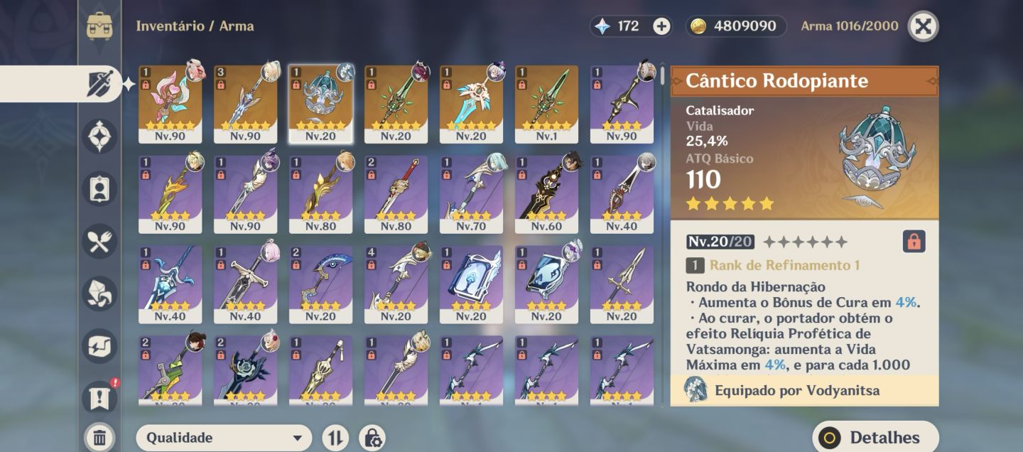 Varesa c4 + bis, Vodyanitsa + bis, Vesna, Durin, Xilonen e +