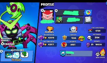 Conta Brawl Stars desde 2020