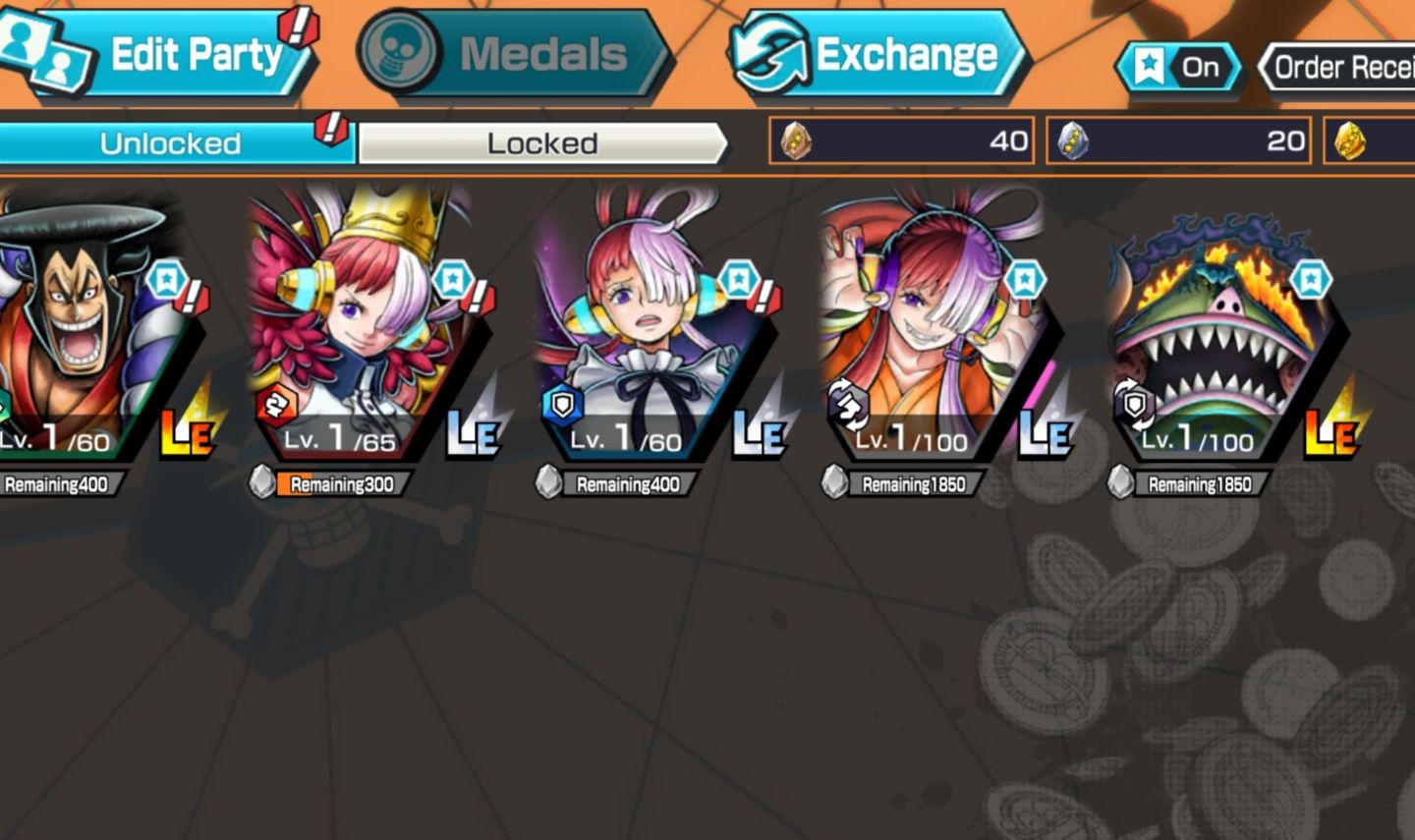 Conta com novo gorosei ex e oden + 3 utas