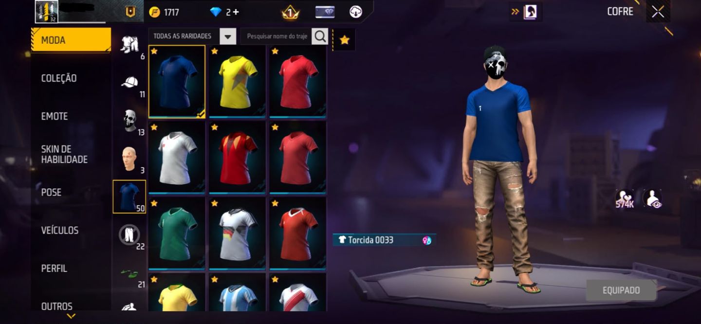 CONTA DE FREE FIRE COM SKIN RARA DO ITACHI!