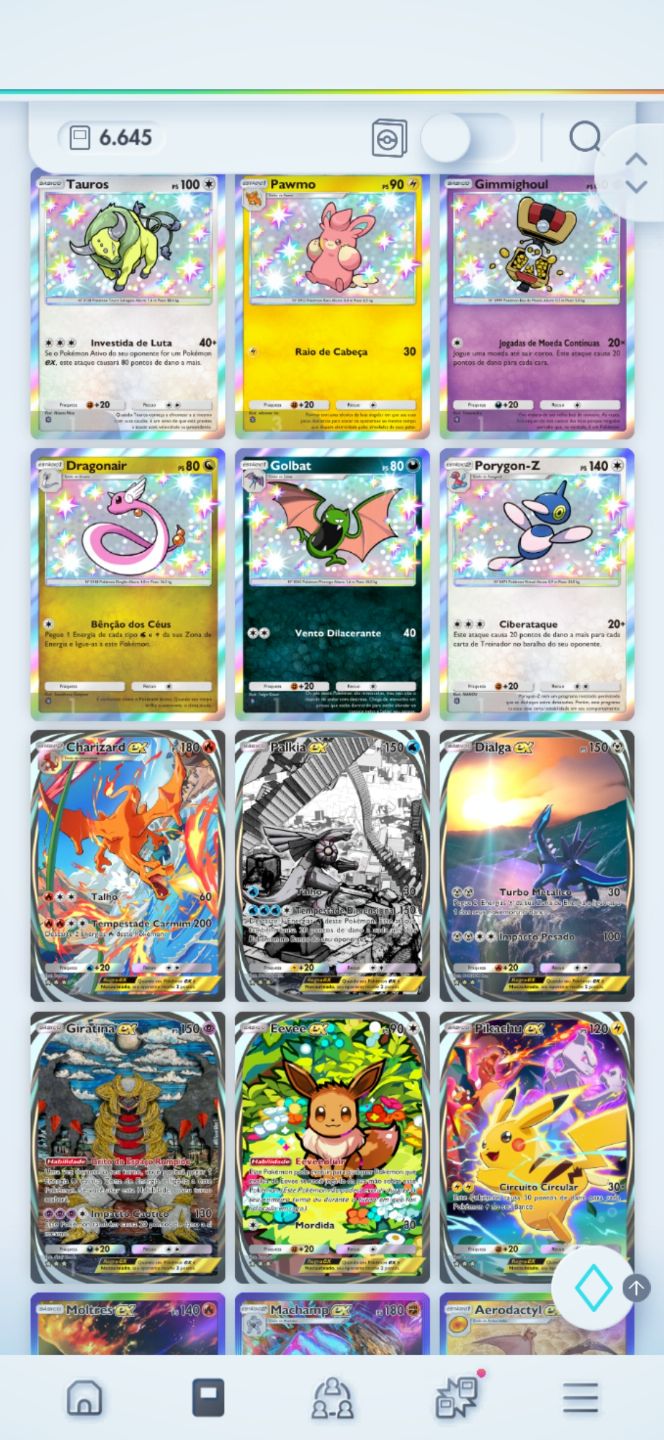 CONTA RARA POKÉMON TCG POCKET