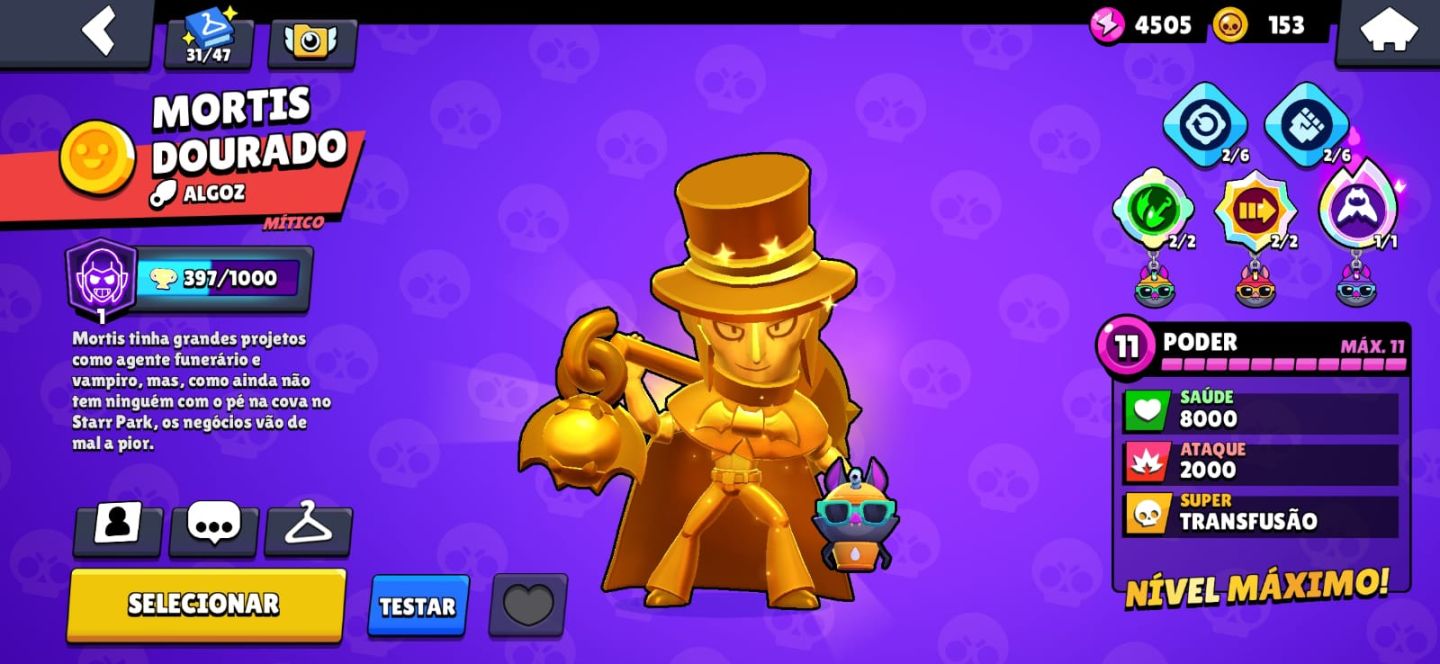 CONTA BRAWL STARS FULL BUFIES