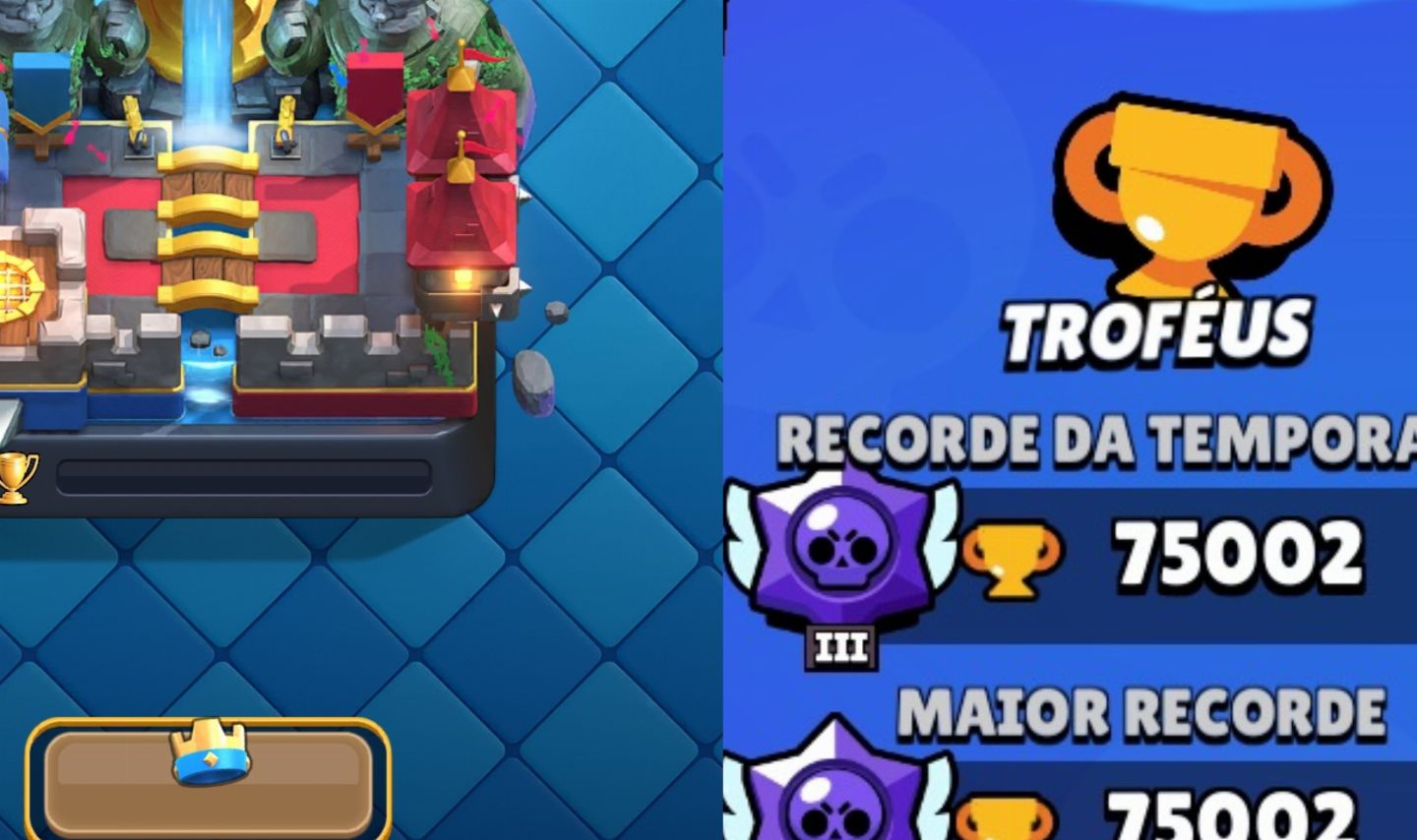Conta supercell com clash e brawlstars muito upados