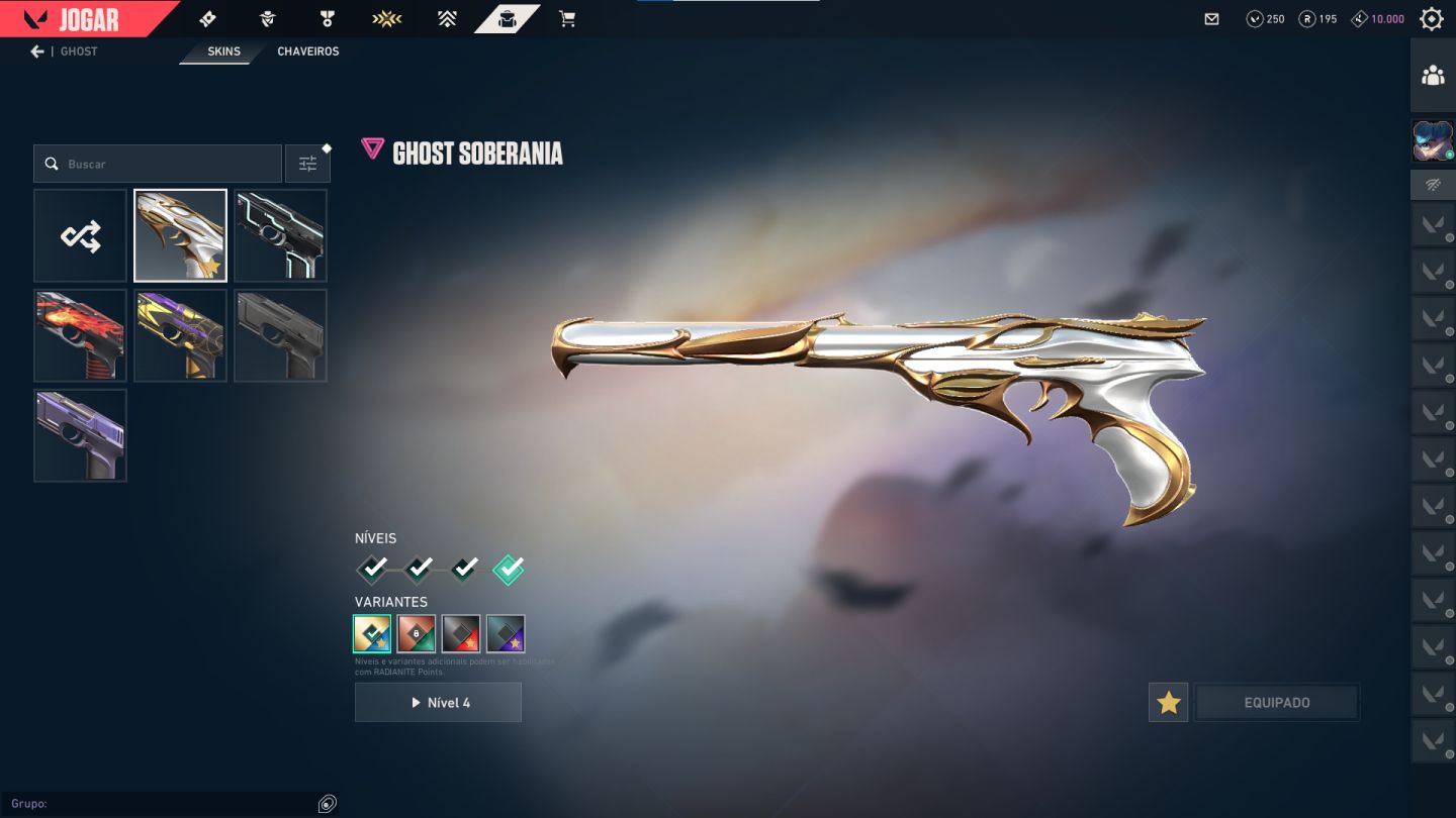 Valorant BR | Lv 193 | 8 Ultra 6 Premium | Vandal Gaia, Saqueador, Araxys e etc.