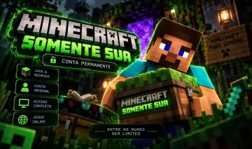 CONTAS FULL ACESSO PREMIUM MINECRAFT JAVA/BEDROCK