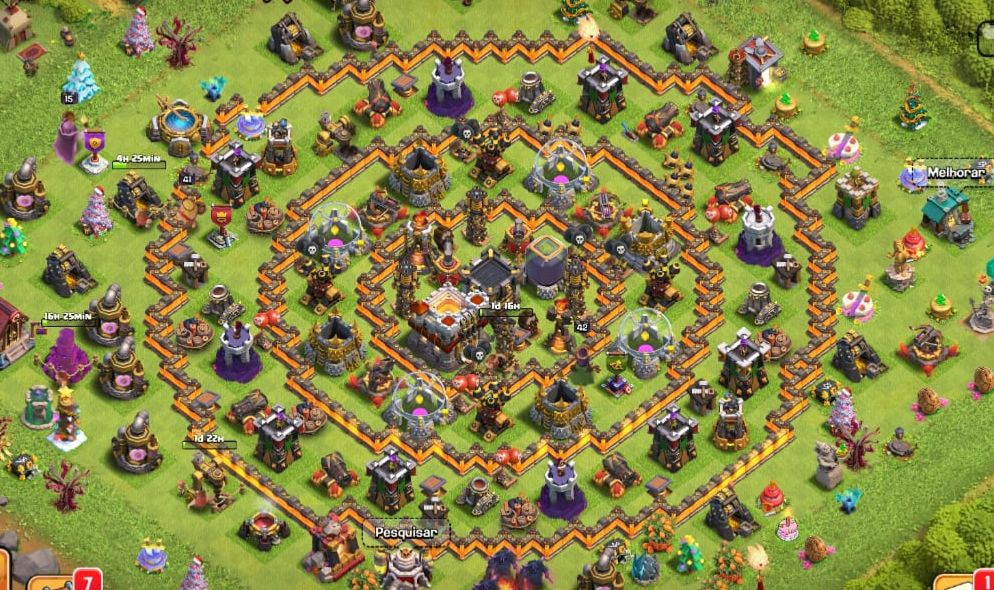 Conta Top de Clash Of Clans CV11 Upada! (tempo limitado)