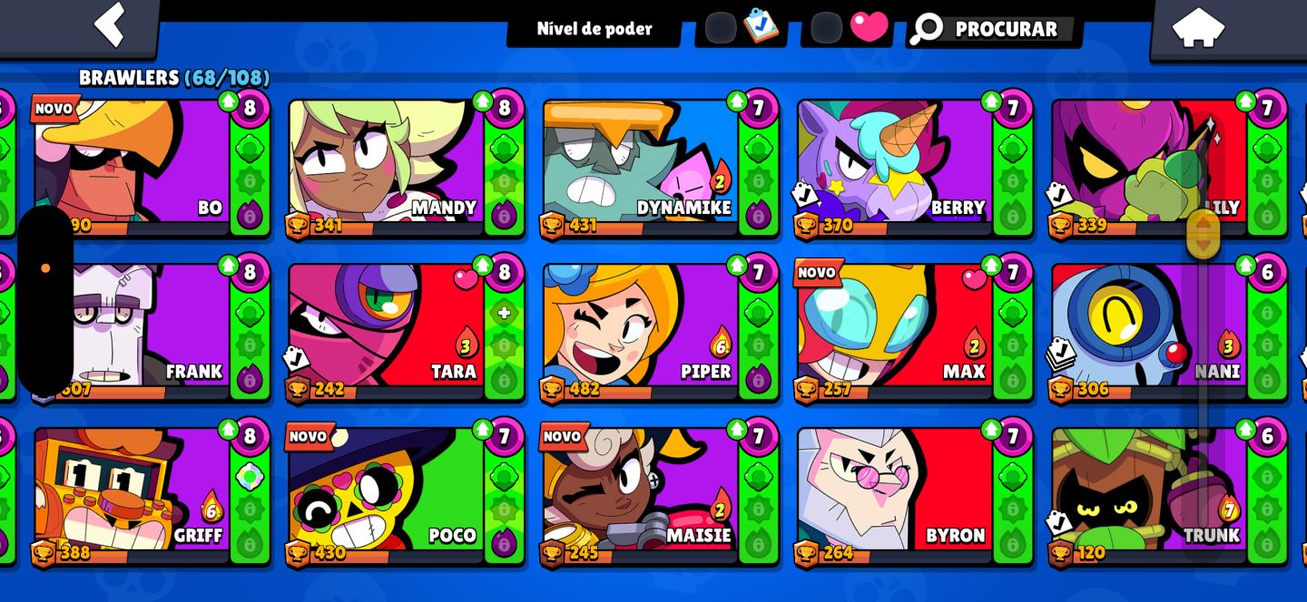 CONTA DE BRAWL COM FANG FÃ E 2 PRO PASS PREÇO JUSTO