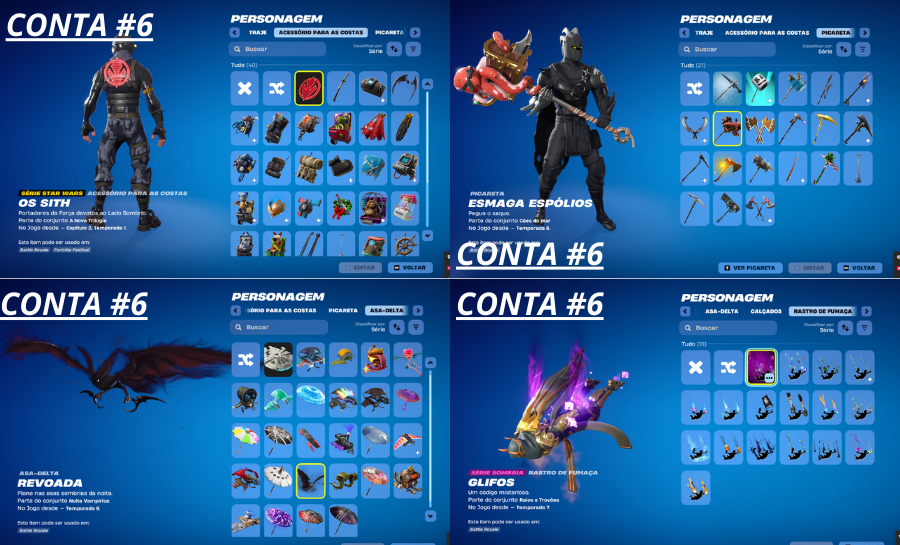 FORTNITE SKINS RARAS - PREÇO DE LIQUIDAÇÃO - ENTREGA AUTOMATICA