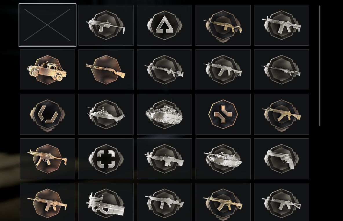 CONTA UNICA DE BF6 + BF4 ( com complementos E DLCS e patentes superiores a 50+)