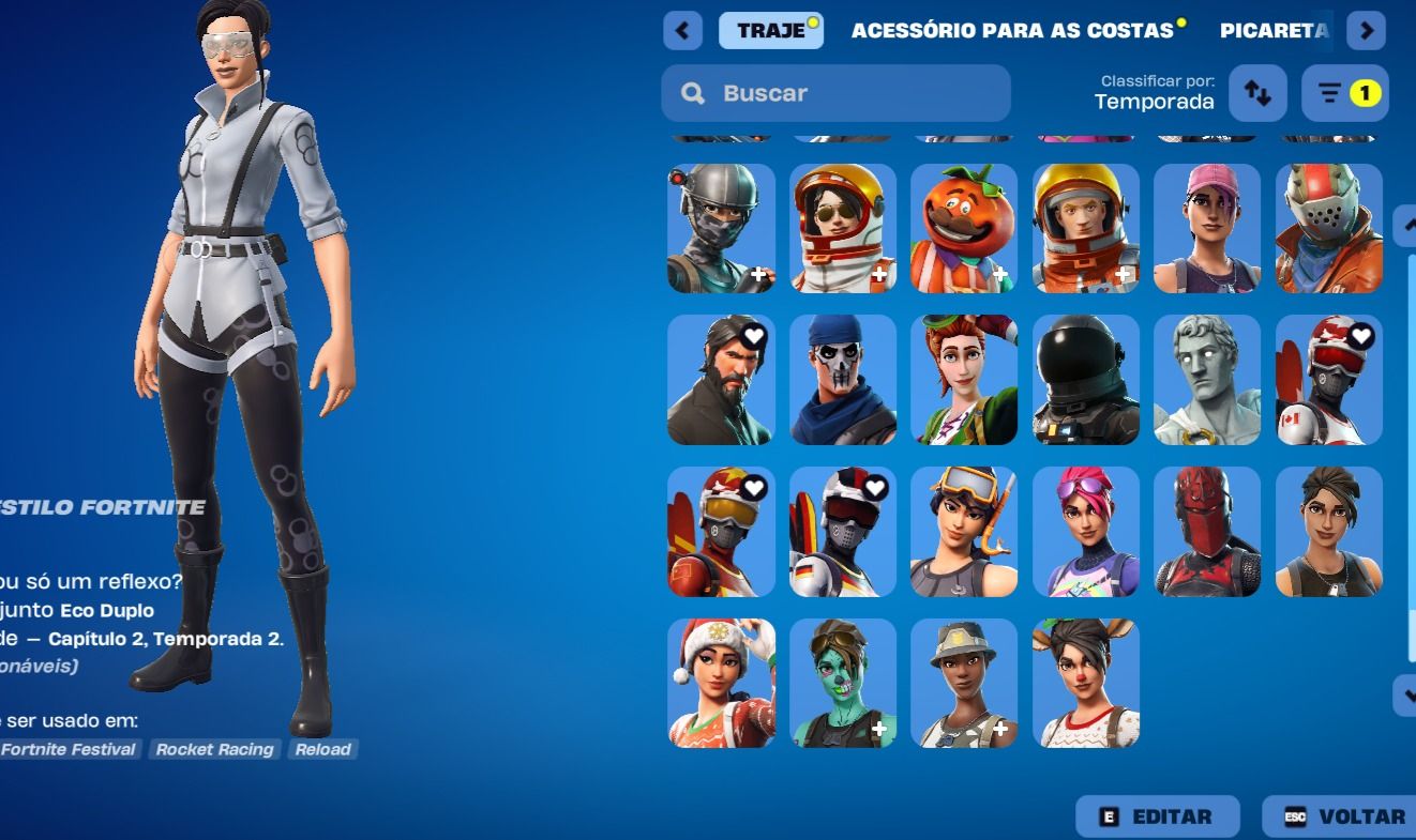 CONTA FORTNITE ANTIGO DESDE CAPITULO 1 TEMPORADA 3