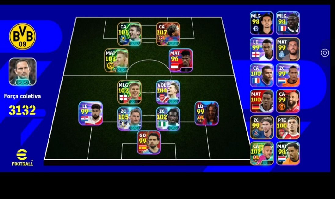 Conta efootball yamal