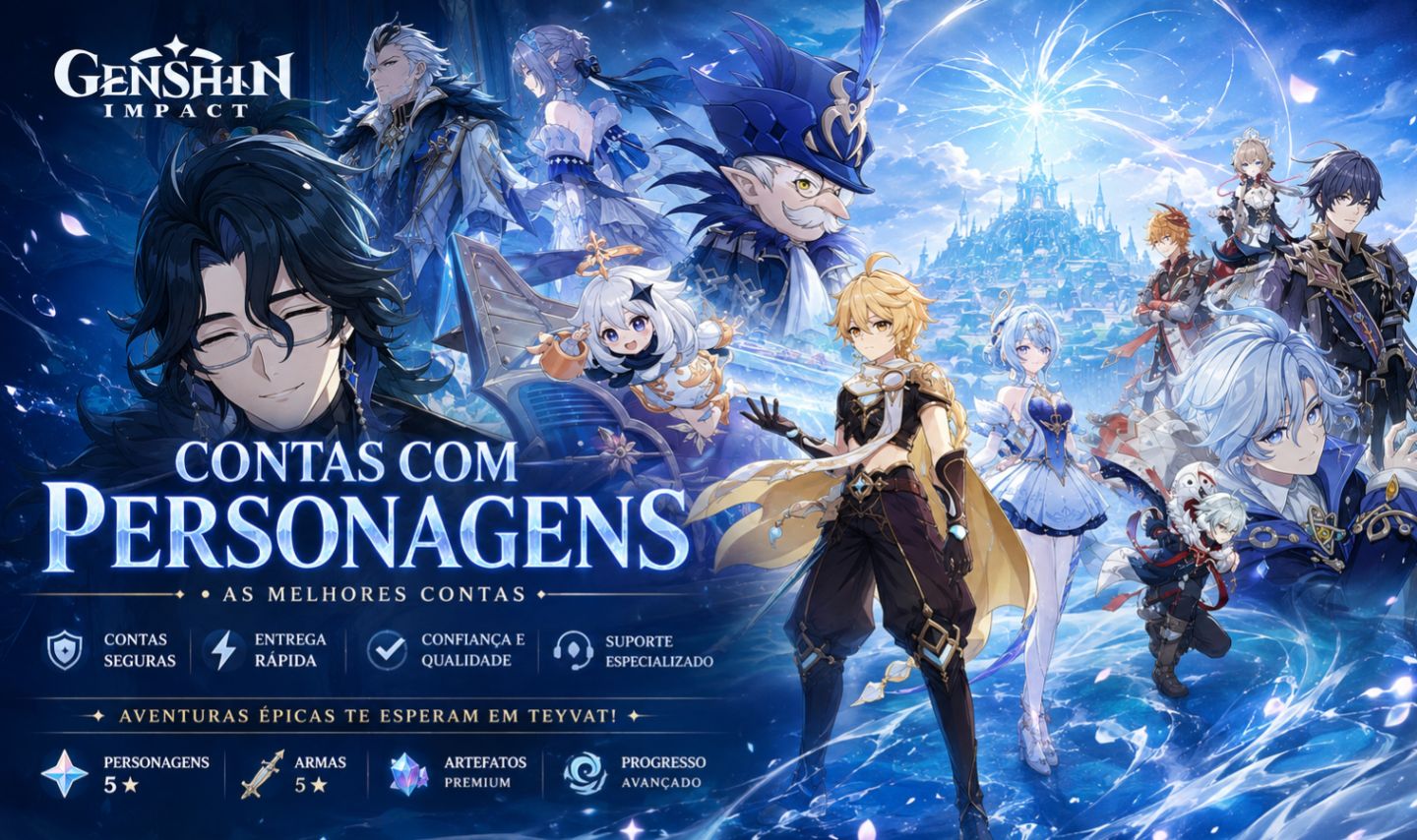 As melhores contas do Genshin Impact